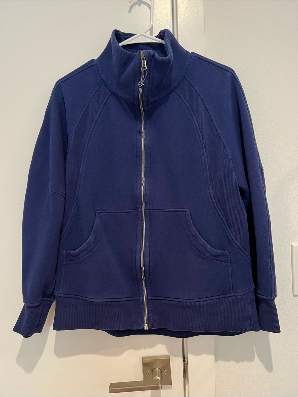 lululemon | Scuba Oversized Funnel-Neck Full
Zip, Navy, XS/S